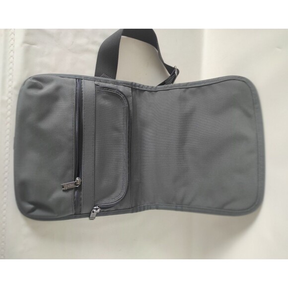TUMI Alpha Small Flap Crossbody Grey Shoulder Bag Pouch 22105DH 10.5"×12.2"x1.7" - Picture 4 of 16